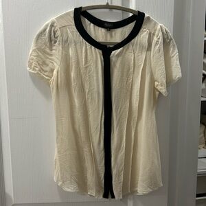 Babaton 100% silk button down blouse